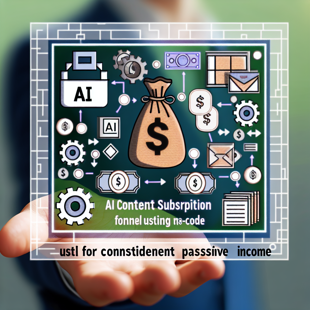 How to Automate Your Content Subscription Funnel with AI No-Code Tools for Consistent Passive Income