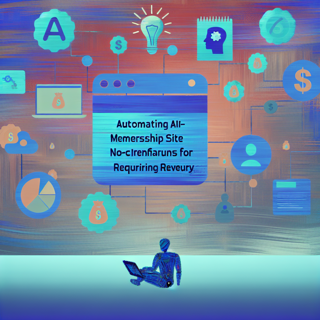 How to Automate Your AI-Powered Membership Site with No-Code Platforms for Recurring Revenue